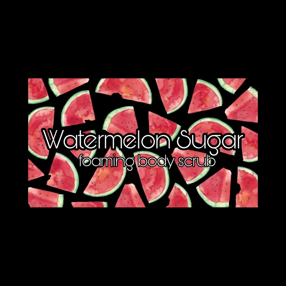 Watermelon sugar foaming body scrub🍉💎 handmade product
